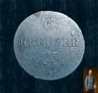 6 Kreuzer 1849 - PRVNÍ Ag