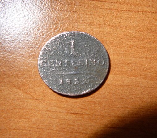 1 centisimo 1822  V
