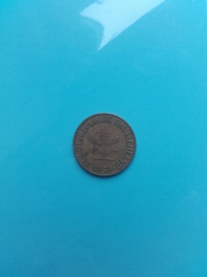 10 pfennig F 1950