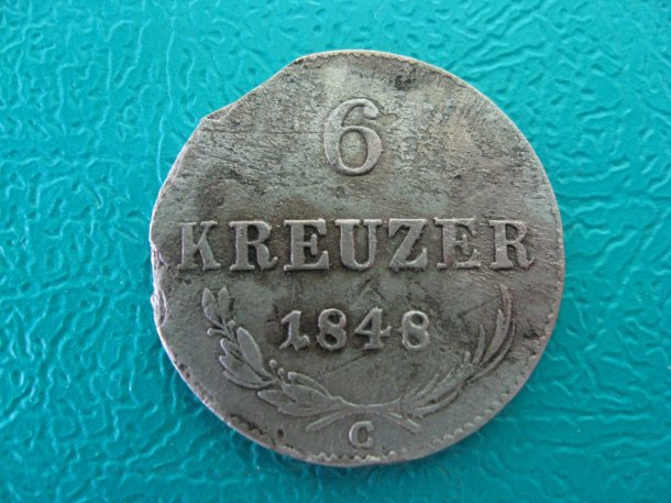 6 Kreuzer 1848 C
