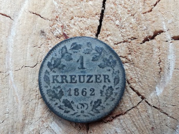 1 kreuzer 1862