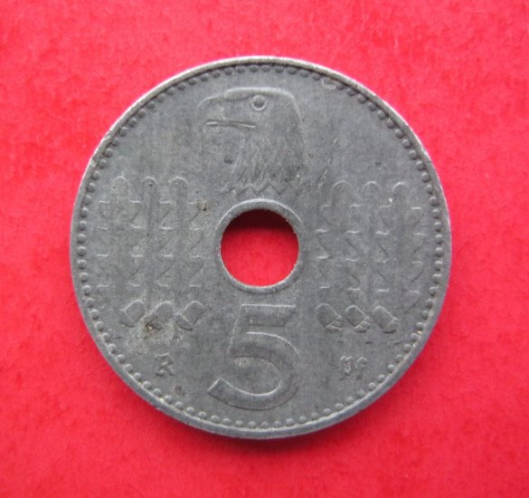 5 Pfennig, 1940 A - Reichskreditkassen