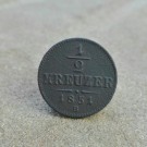1/2 Kreuzer 1851