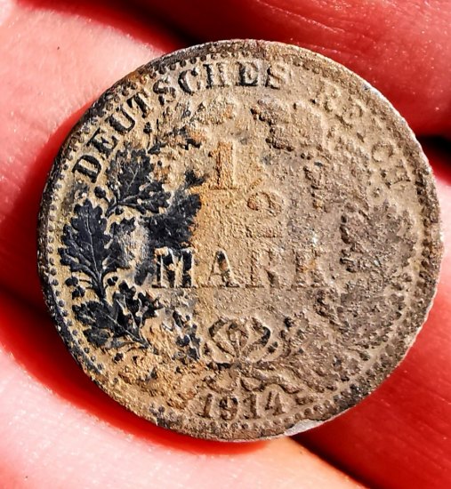 Nemecko ½ mark 1914 A - mincovňa Berlín
