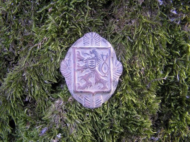 Čepicový odznak Vojenské státní lesy 1. republika
