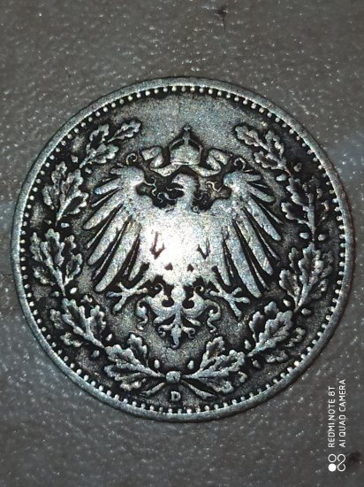 Německo Deutsches Reich 1/2 MARK 1906