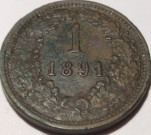 1 krejcar 1891