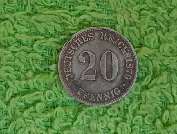20 Pfennig (1876)Wilhelm I.Pruský