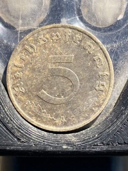 Říšský 5 pfennig z Berlína