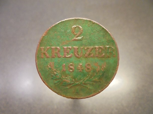 Revoluční 2 Kreuzer 1848 A
