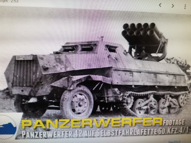 Panzerwerfer 42 Sd. KFZ.4/1... Č. 2