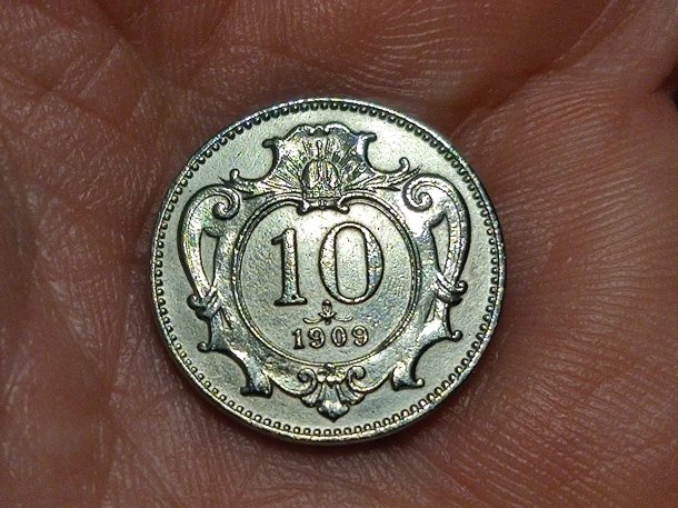 10 Haléř 1909