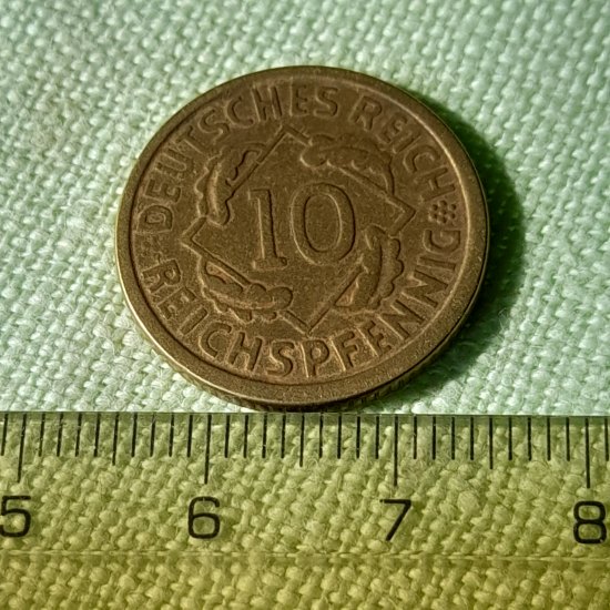 10 Reichs pfennig