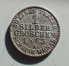 1 Silber Groschen, Wilhelm I. Pruský