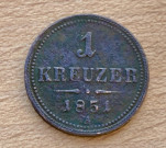 1 Krejcar 1851 A