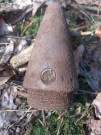Pravděpodobně špička dělostřeleckého granatu