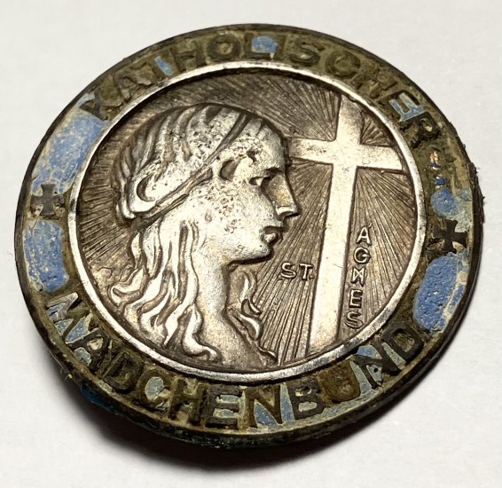 Odznak - Spolek katolických žen (St. Agnes)