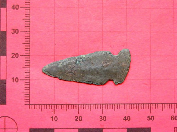 Bronzový hrot nože(dýky)