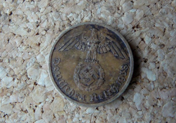 10 reichs pfennig 1938