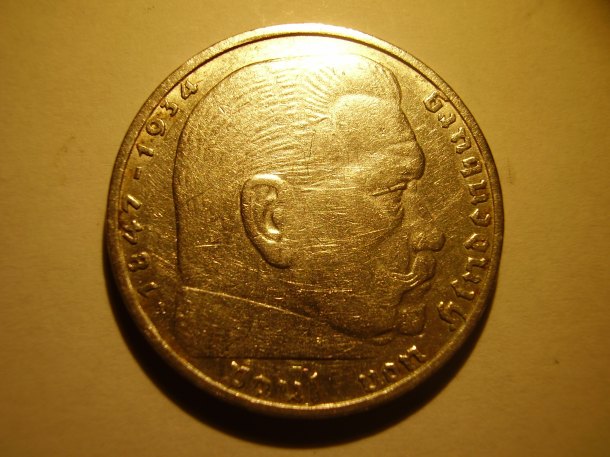 2 Reichsmark(Paul von Hindenburg)