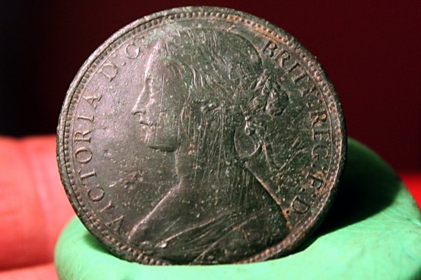 One penny 1862
