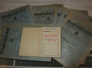 Německé noviny 1928 - 1938 s adresátem a poštovní známkou