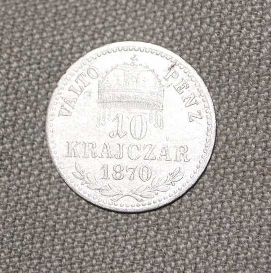 10 krejczár 1870