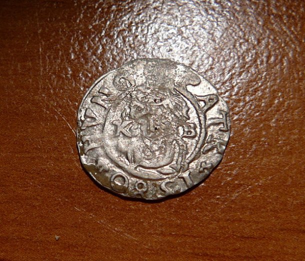 Denárek rudolfa II. 1580