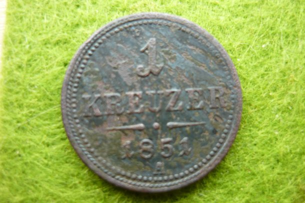 1 grajciar 1851