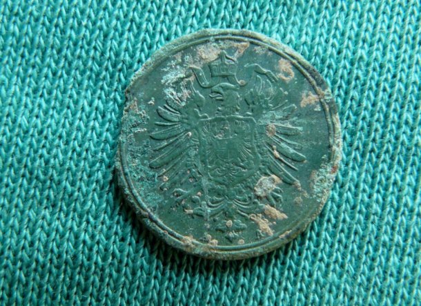 Reichs pfennig 1888