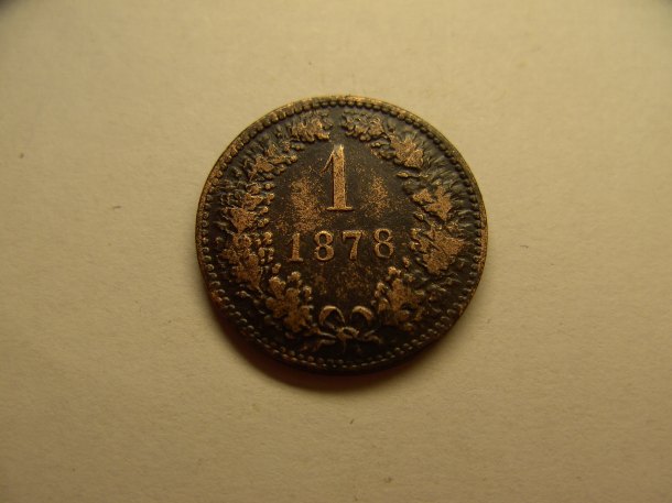 1 krejcar 1878