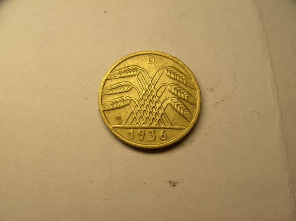 5 reichspfennig 1936