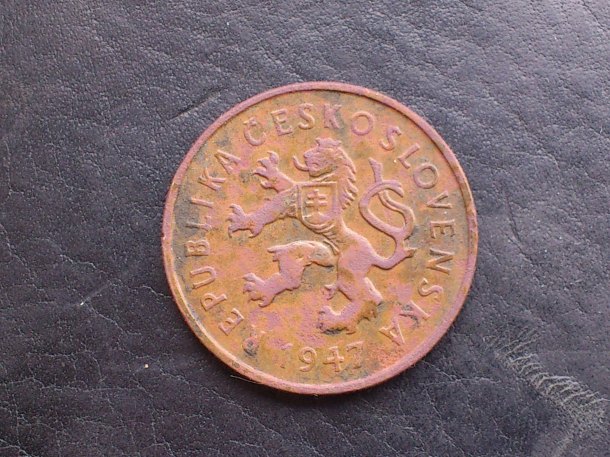 2 koruna 1947