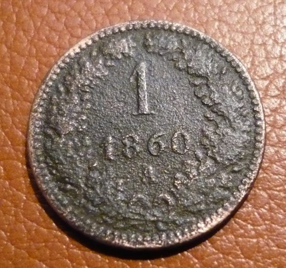 1 Krejcar 1860 A