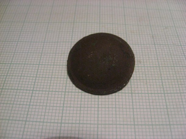 Mosazný knoflík 22 mm
