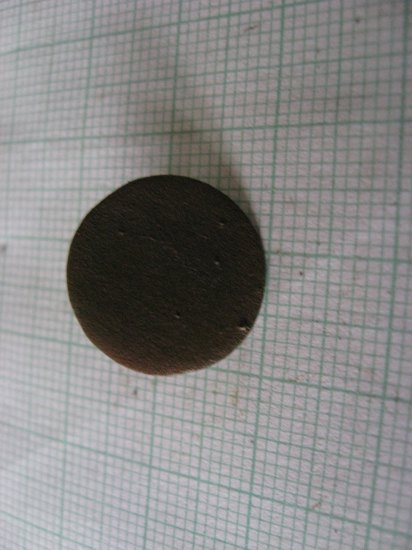 Měděný knoflík, 16 mm