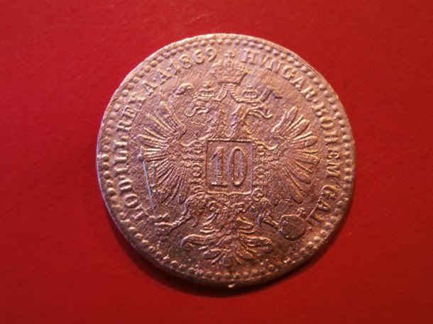10 Krejcar 1869