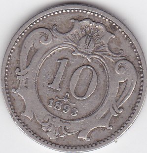 10 haleř 1893