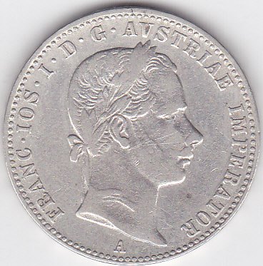 1/4 florin 1858