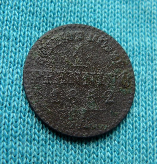 1 pfennig 1852