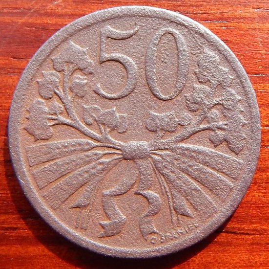 50 Haléřů 1922