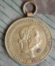 Válečná pamětní medaile k 25 letům panování císaře