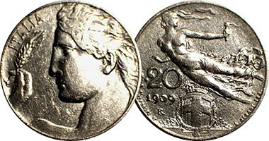 20 centisimi 1908-1936