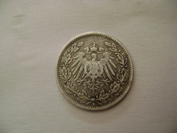 Wilhelm II. Pruský (1888–1918) – 1/2 Mark ( 1/2 Marky)