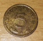 5 Reichspfennig 1938