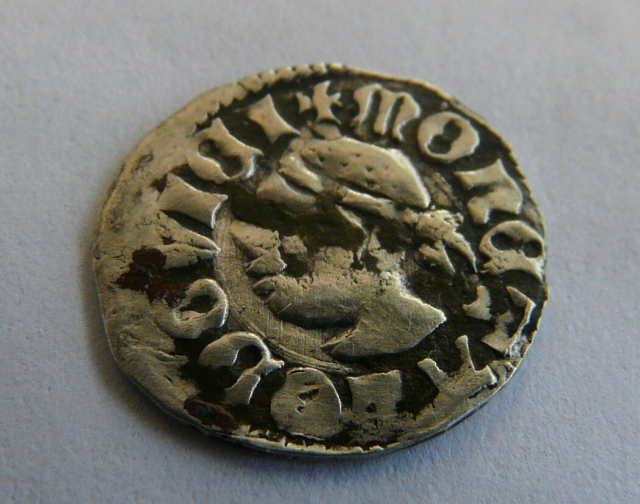 Strieborny denar Ludovita Prveho Velkeho 1342-1382.