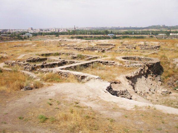 Zbytky starověkého města Shengavit