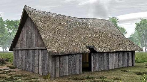 Malované neolitické domy