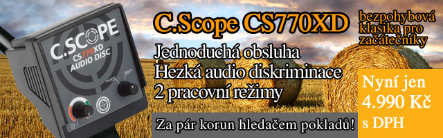 Detektor kovů C.Scope CS770XD