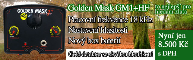 Detektor kovů Golden Mask 1+HF